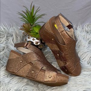 Volatile Copper Wedges Size 9